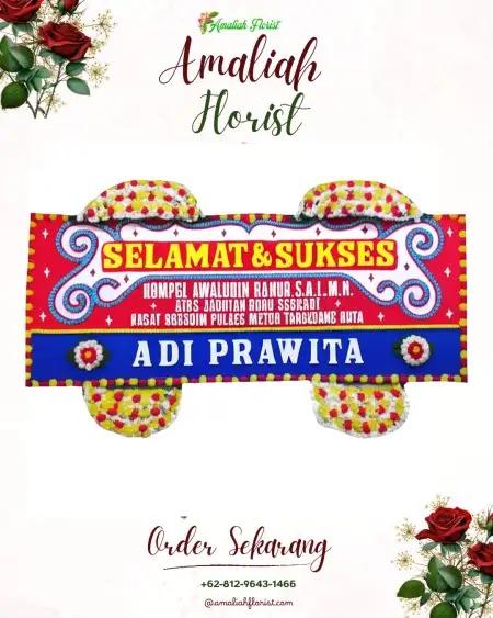 Papan Bunga Ucapan Selamat Mojokembang