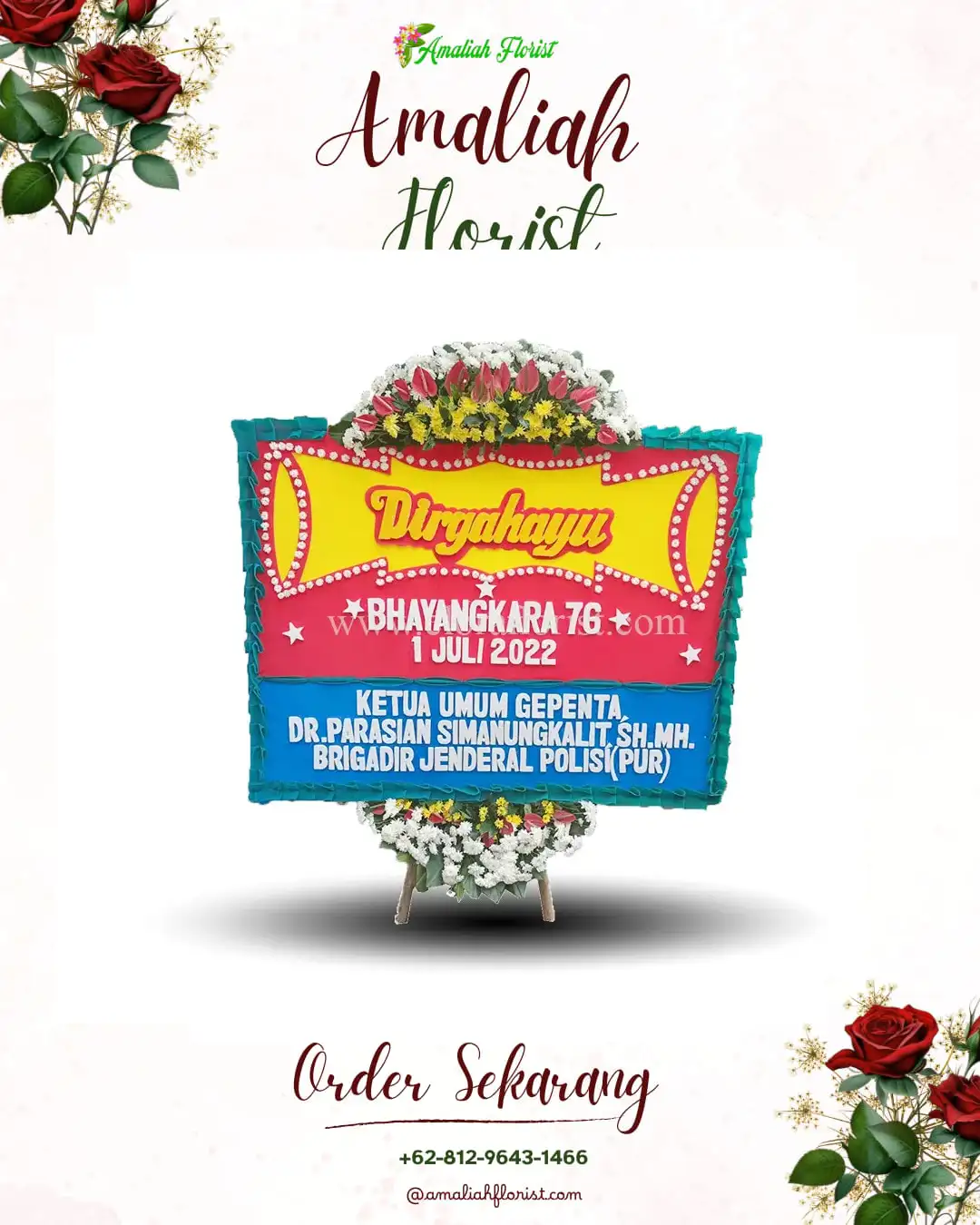 Papan Bunga HUT Ulang Tahun Mojokembang